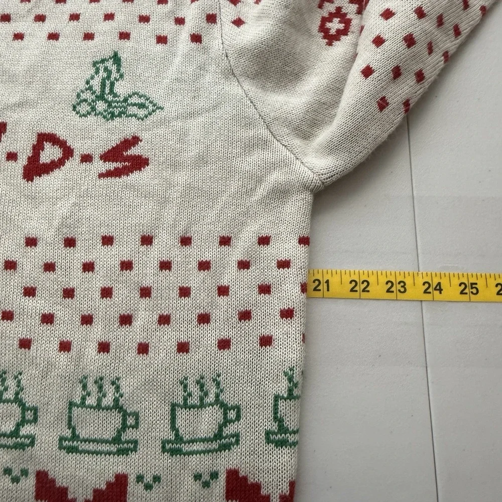 Friends Christmas Sweater ADULT LARGE Pullover Crew‎ Neck Holiday Y2K TV Series